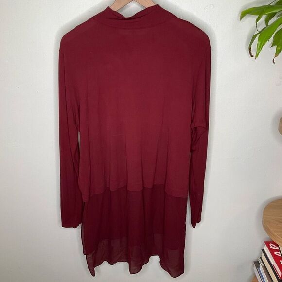 Eileen Fisher Silk Long Sleeve Tunic - Picture 2 of 6